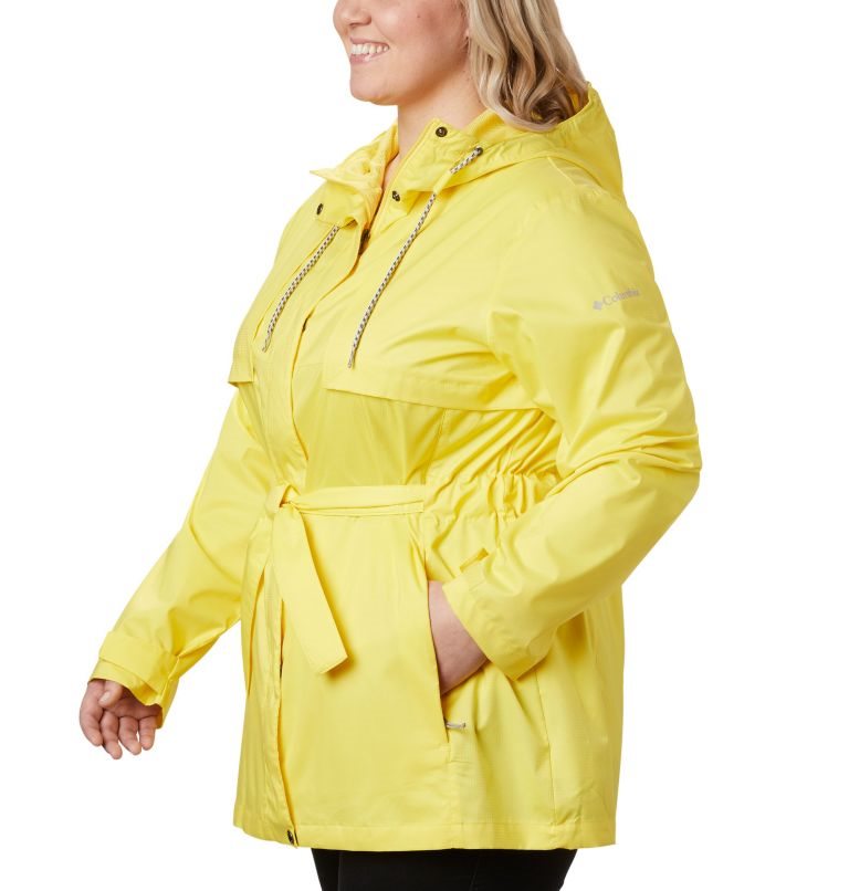 Women's Columbia Pardon My Trench Rain Jackets Yellow | Plus Size CA-K1CA0